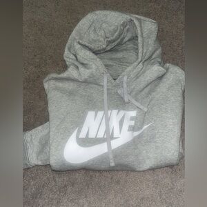 Nike Heather Gray Pullover Hoodie